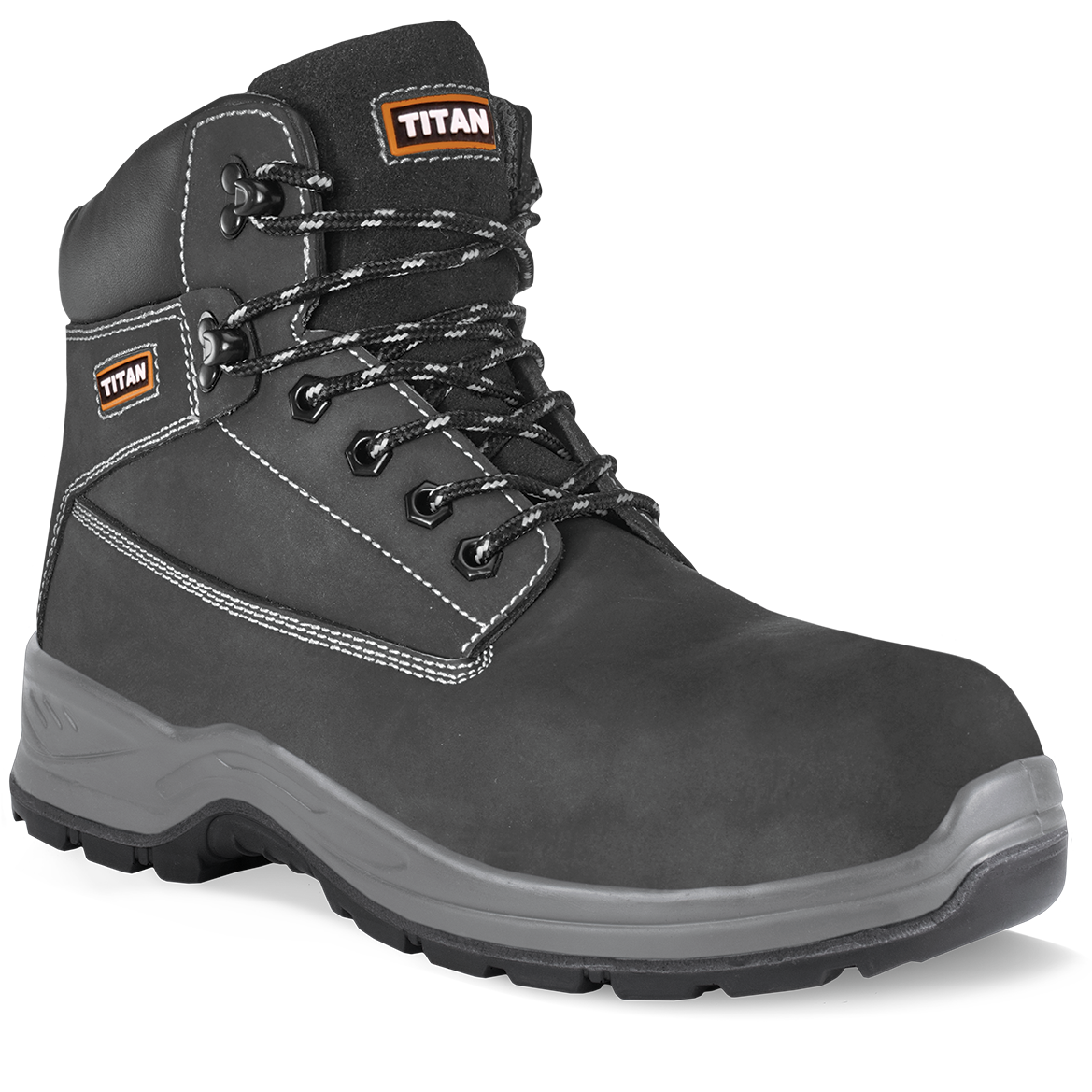 Titan Holton Black Nubuck Safety Boot